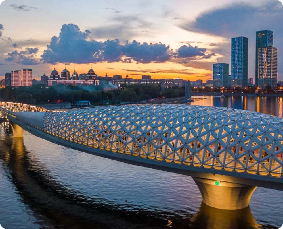 Pedestrian bridge Atyrau